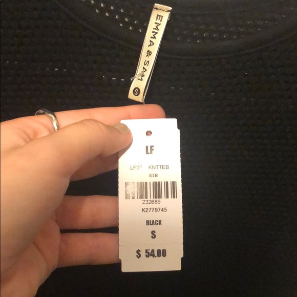 Emma and Sam mesh crop top NWT - Picture 2 of 2